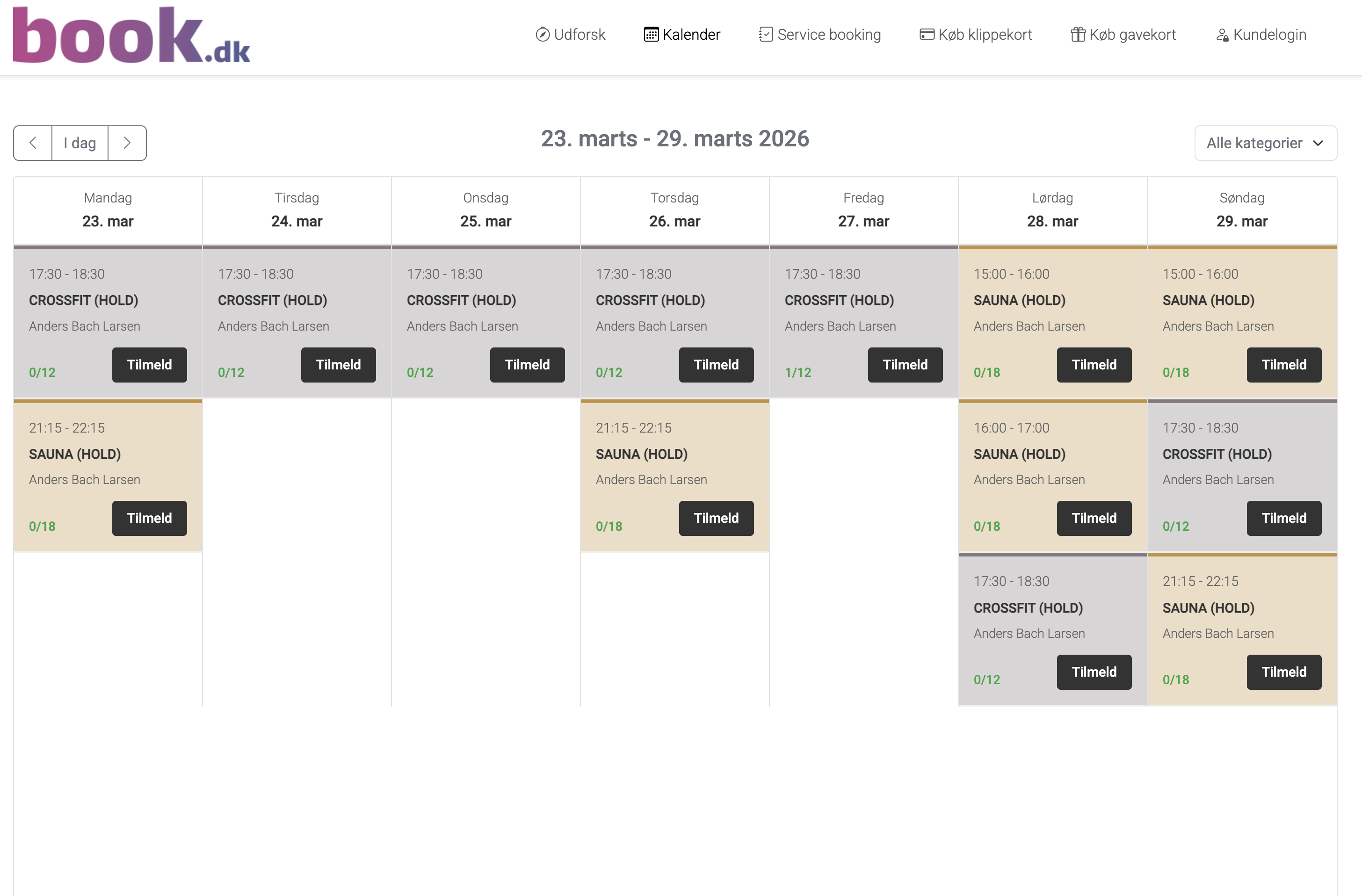 Book.dk online bookingsystem – Bookingsystem til yoga-instruktører